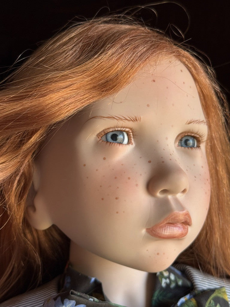 Rare Huge Lifelike Zwergnase 35” Philomene Vinyl Doll 2018 LE 45 in Box