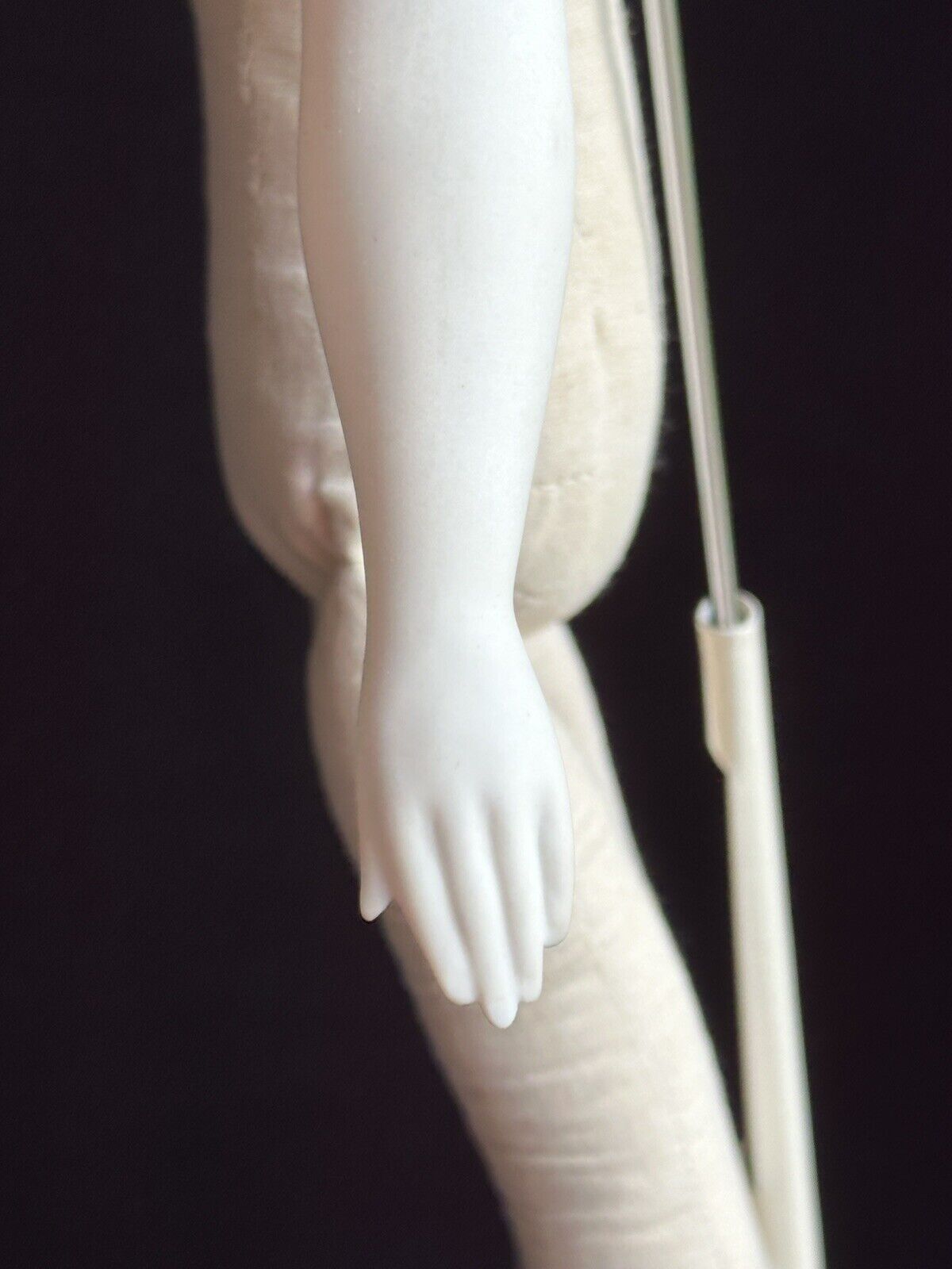 Vintage 20.25” Porcelain Fancy Parian China Doll by Janet Pace Emma Clear Mold