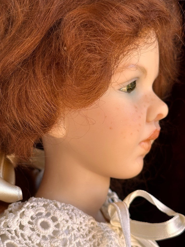 Collectible French Heloise 23.5” Resin/Cloth Signed Doll LE 100