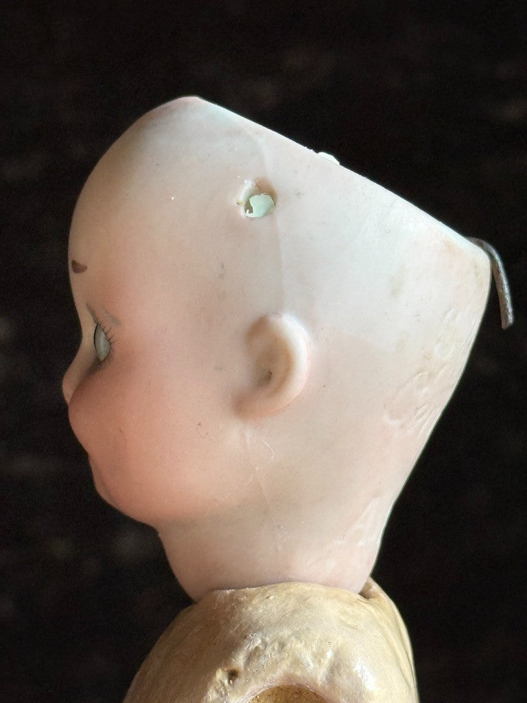 Antique German Marseille Borgfeldt 253 Googly Eyes Nobbi Kid Bisque Head Doll