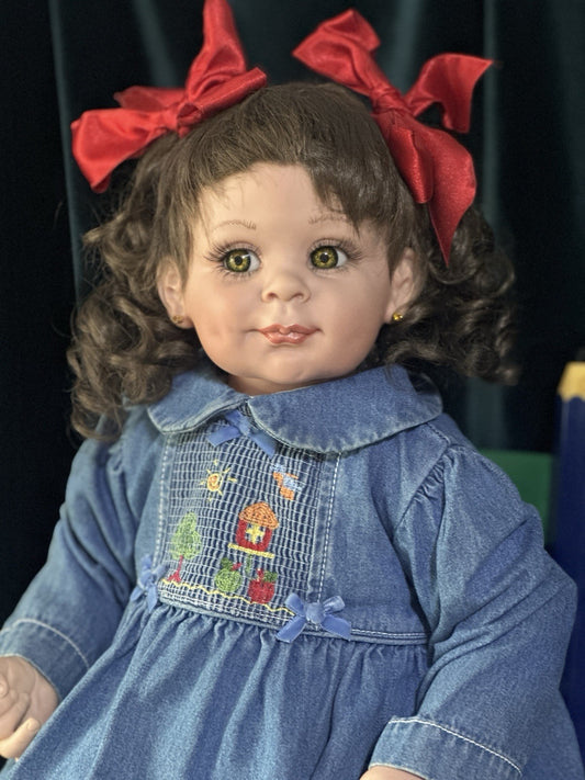 Vinyl Doll “Pre-School Prissy” by Fayzah Spanos 24” LE 200