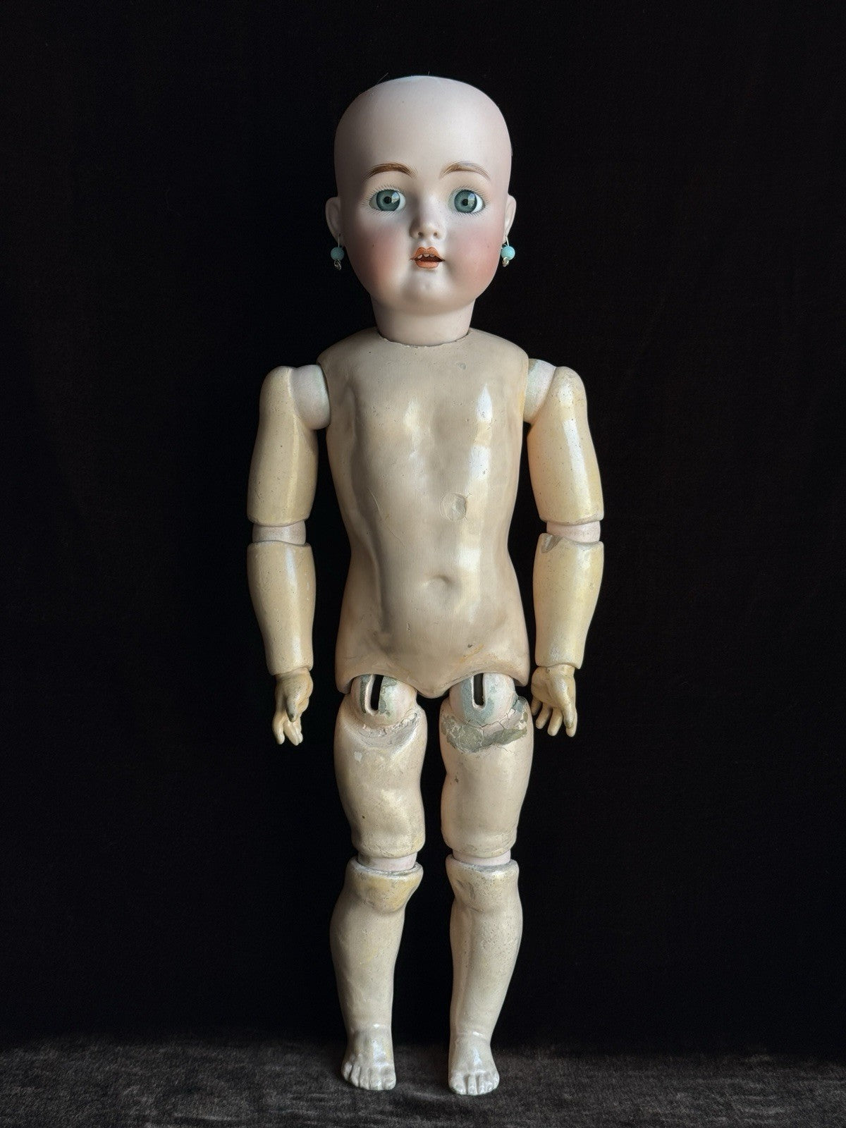 Antique German 19.5” Simon & Halbig Kammer & Reinhardt 53 Bisque Head Doll