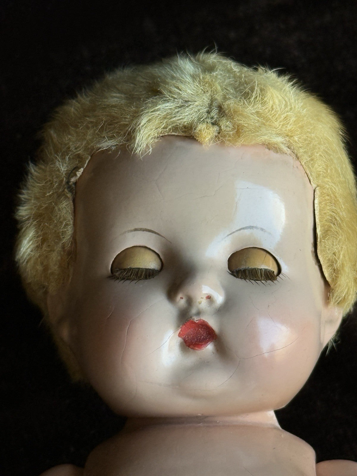 Vintage American 9” Effanbee Patsy Babyette Composition Doll