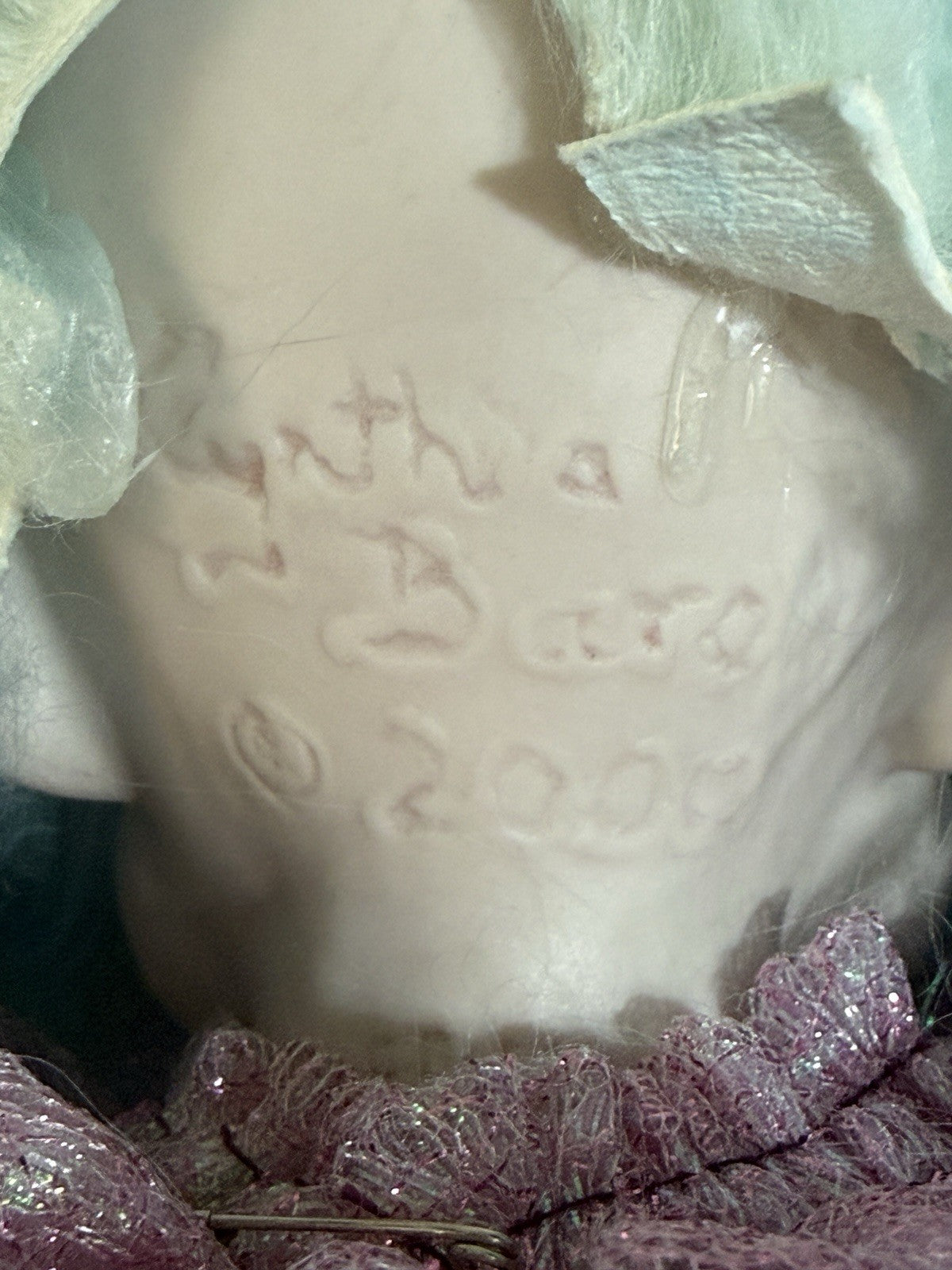 Artist Cynthia Baron Porcelain Jester Clown Mold “Kukla Klown” 18” Doll