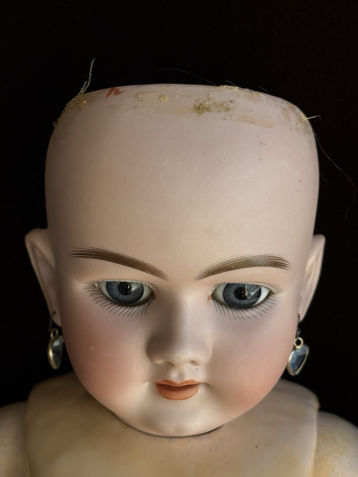 Large Antique German 28” Heinrich  Handwerck 99 DEP Bisque Head Doll