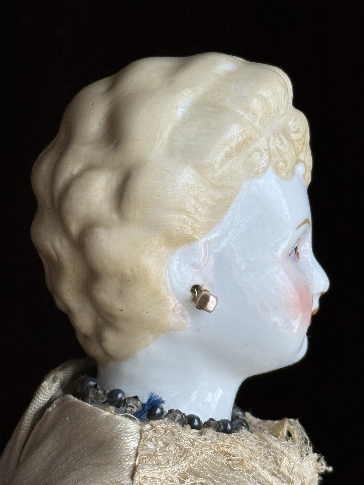 Antique 14” Made in Japan China Shoulder Head Bride Doll