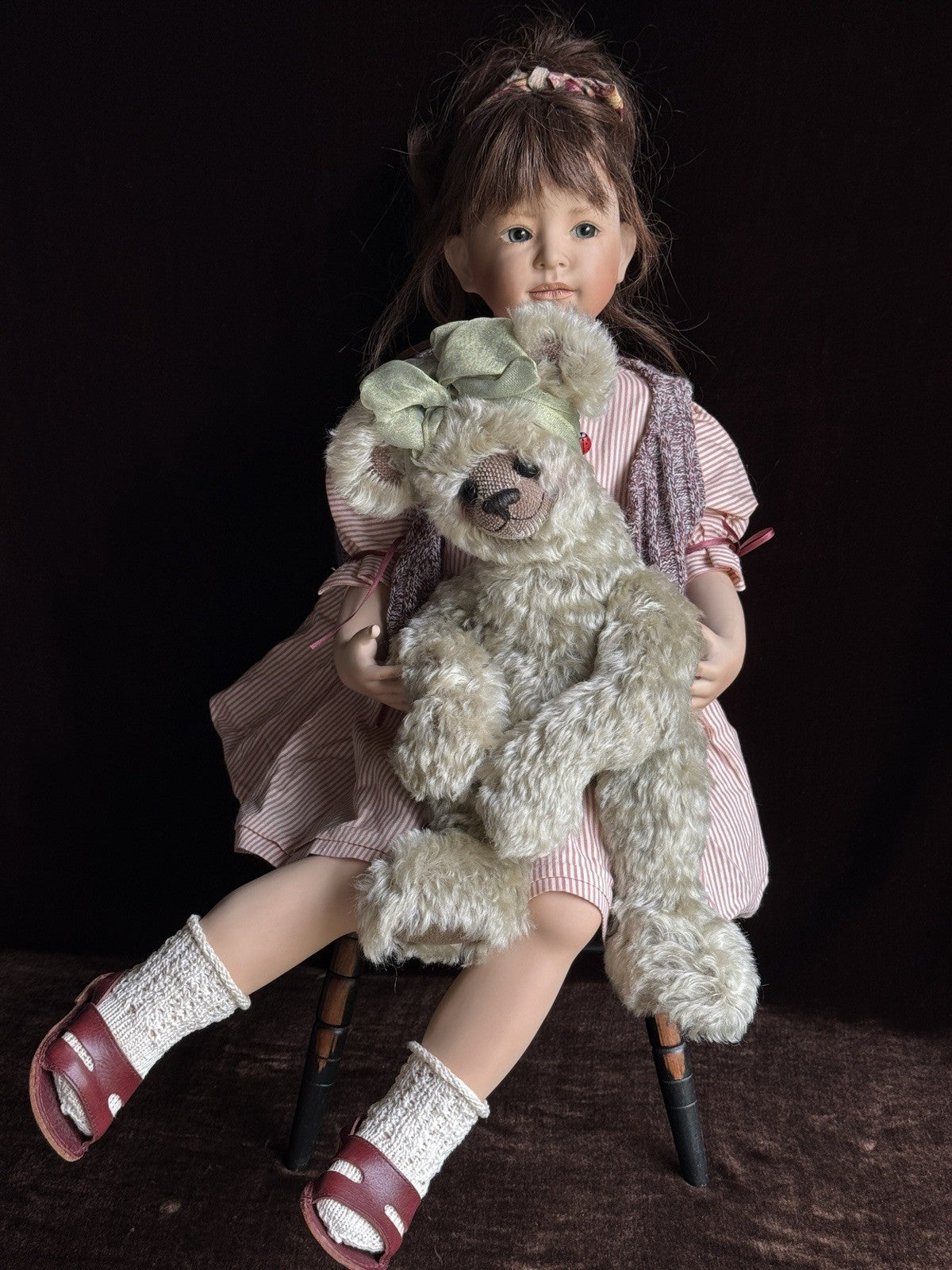 Lifelike Artist Porcelain 25” Heidi Plusczok Doll