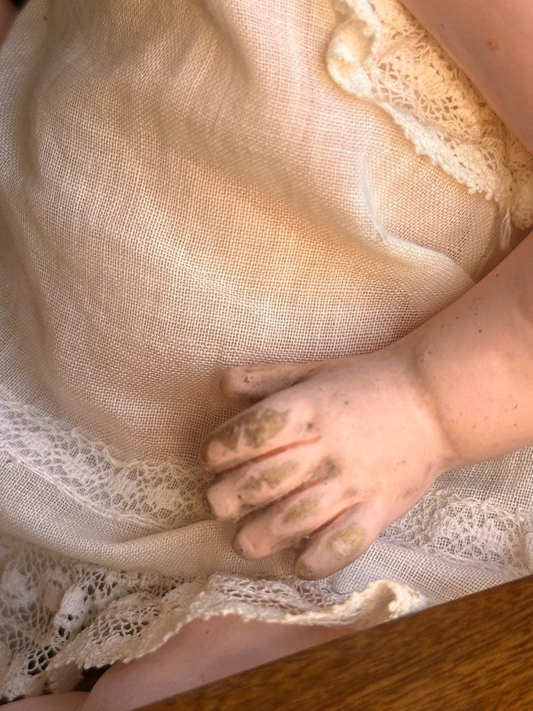 Rare Antique German 11” Bahr & Proschild 604 Bisque Head Baby Doll