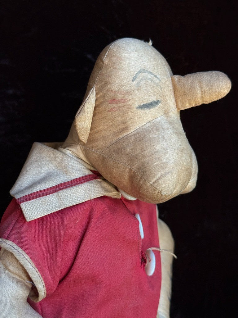 Early Knickerbocker 17.5" Popeye the Sailor Man Cloth Rag Doll