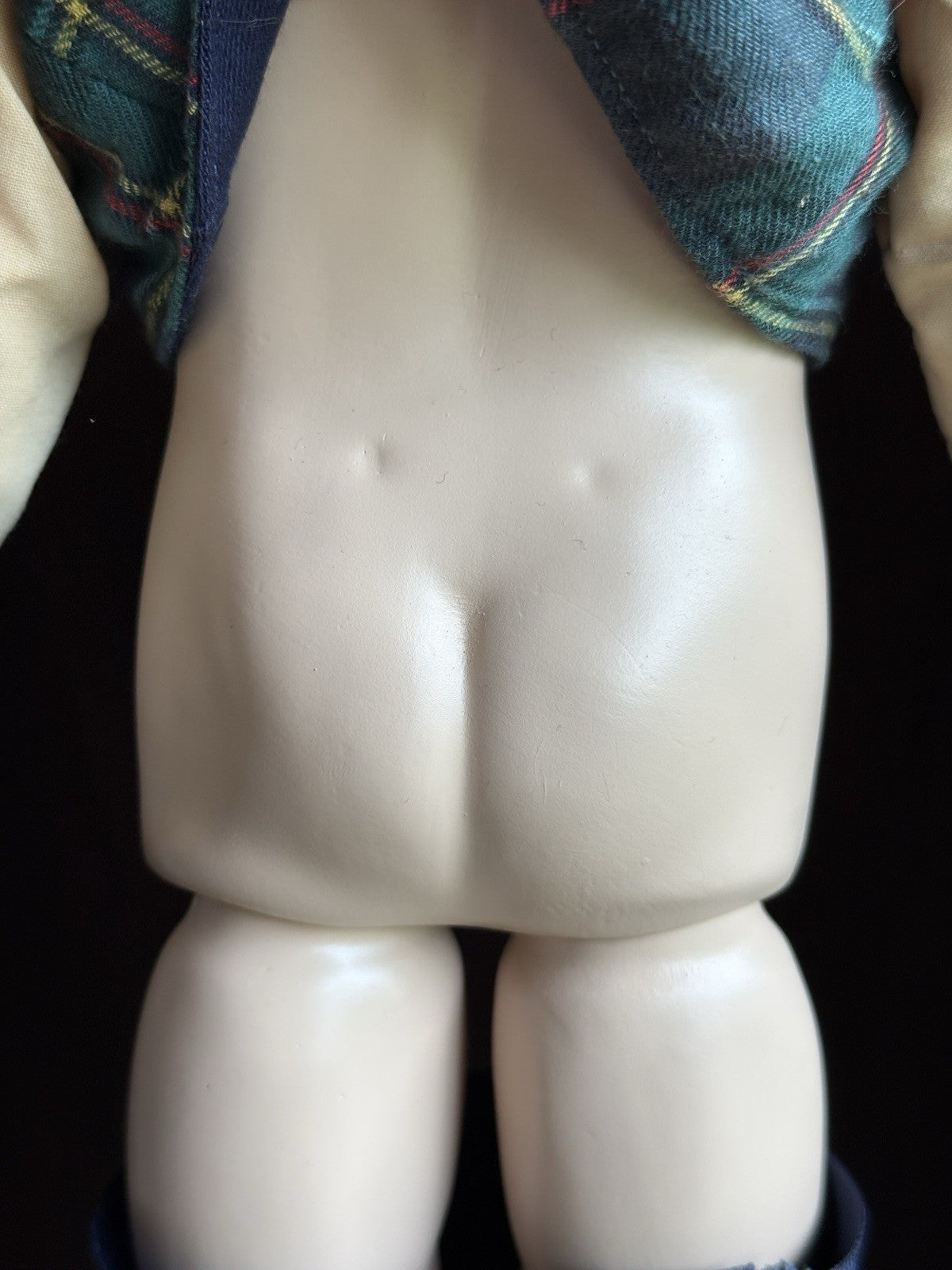 Porcelain/Composition 18” Repro of Antique Gebruder Heubach Character Boy Doll