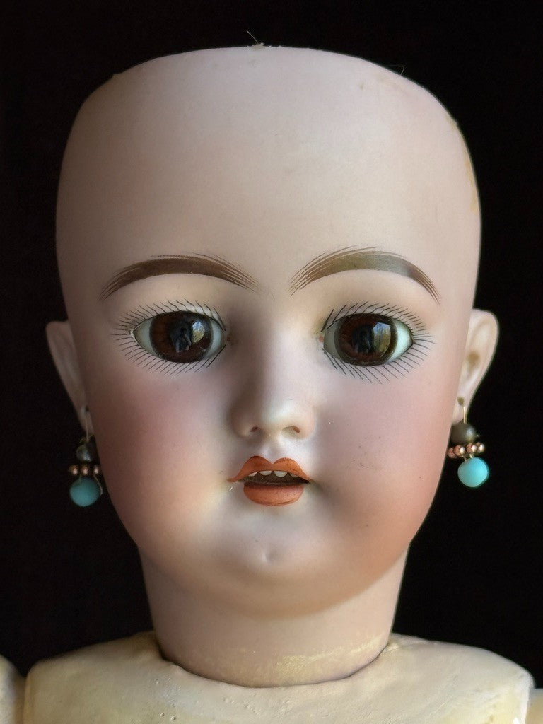 Rare Antique German 16” Heinrich Handwerck 189 Bisque Head Doll