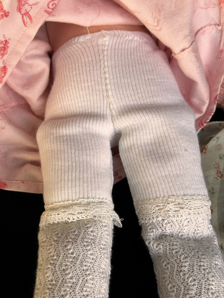 Rare OOAK 22” French Artist Malou Ancelin Leather Signed Girl Doll LE 30