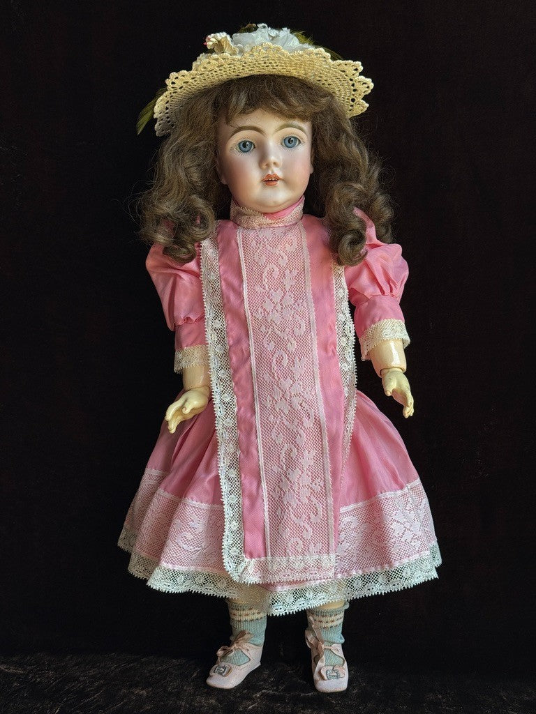 Rare Antique German 20” Kestner 149 Bisque Head Doll