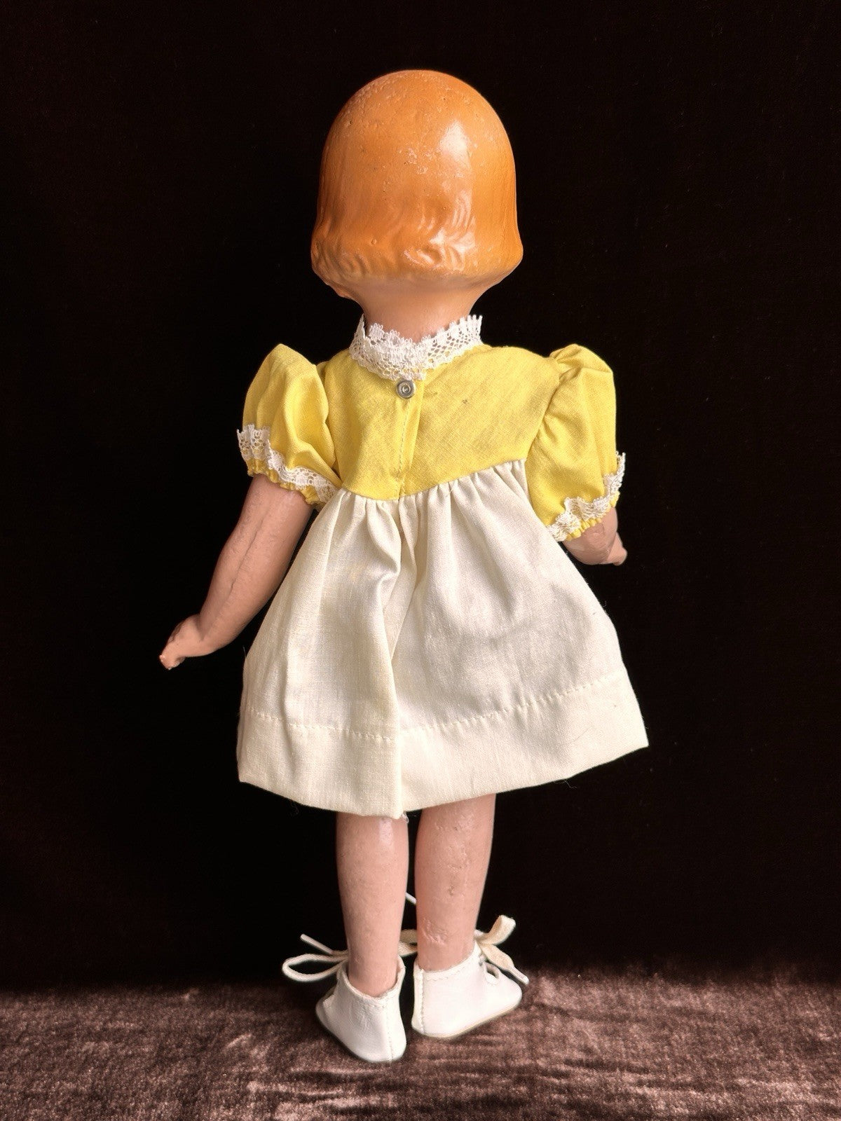 Vintage Unmarked Composition 14” Blonde Snow White Doll