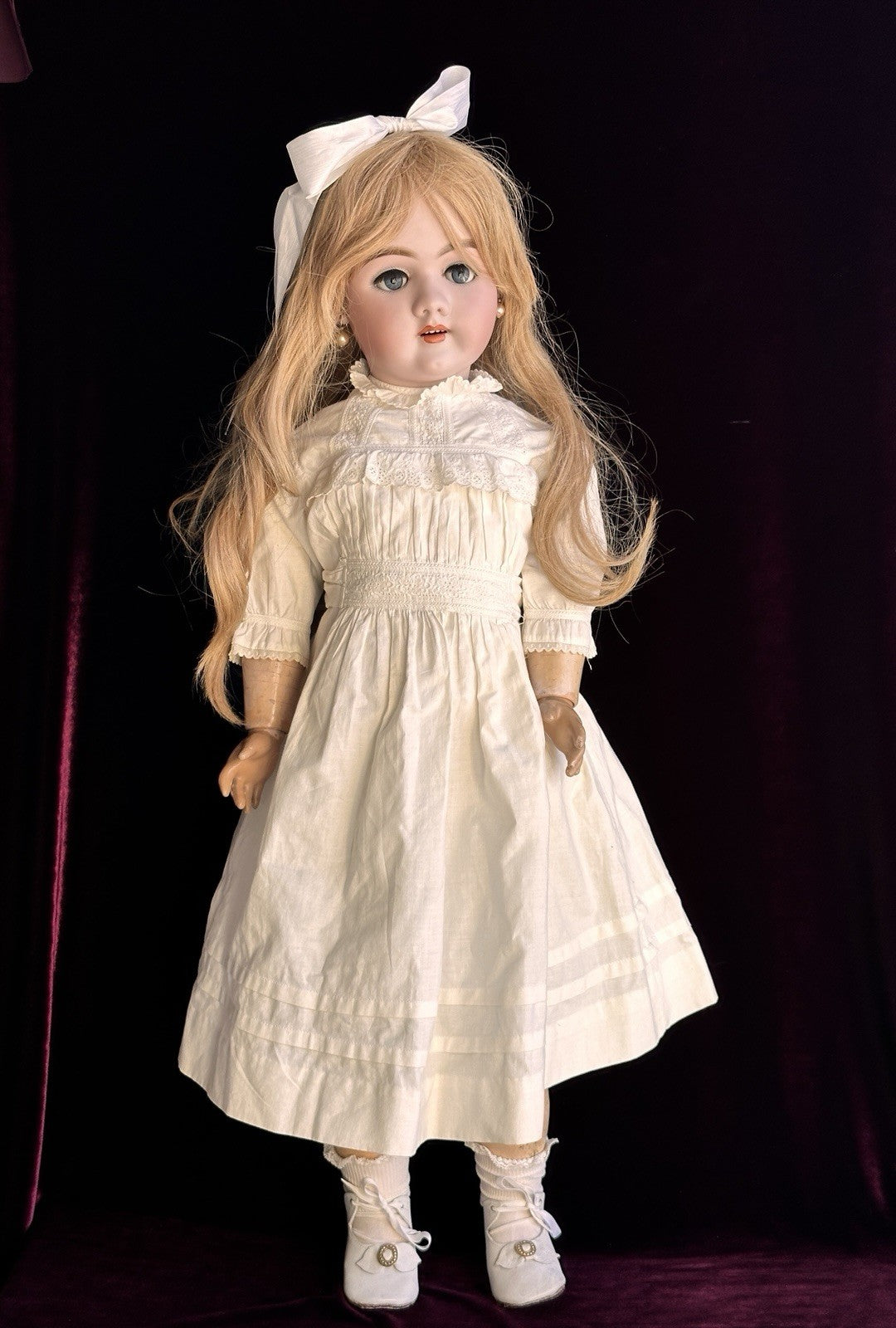 Antique German 30” Heinrich  Handwerck 109 Bisque Head Doll