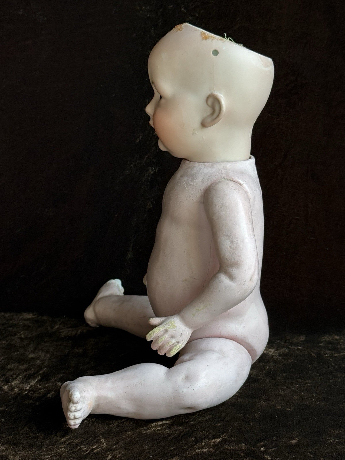 Antique German 13.5” Bahr & Proschild 585 Bisque Head Baby Doll