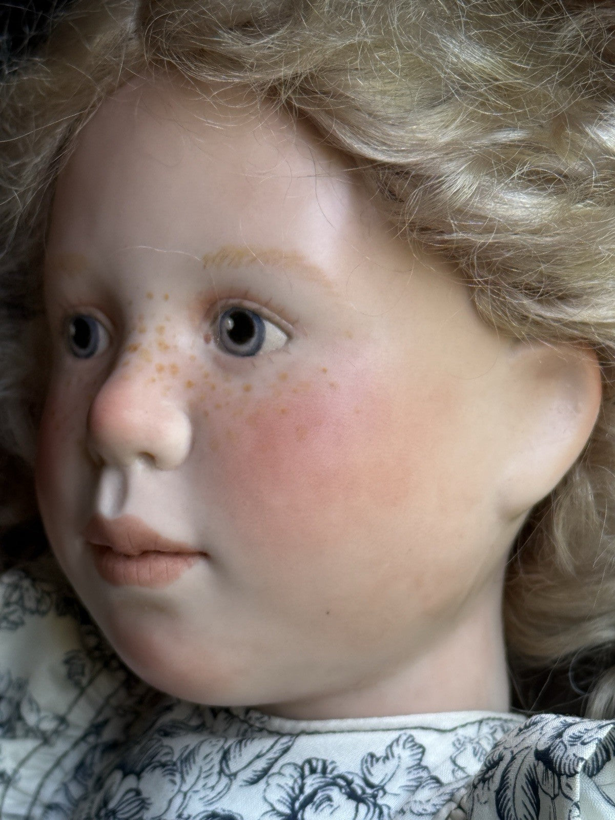 Set of 2 Porcelain Cloth Dolls by Artist Verena Eising