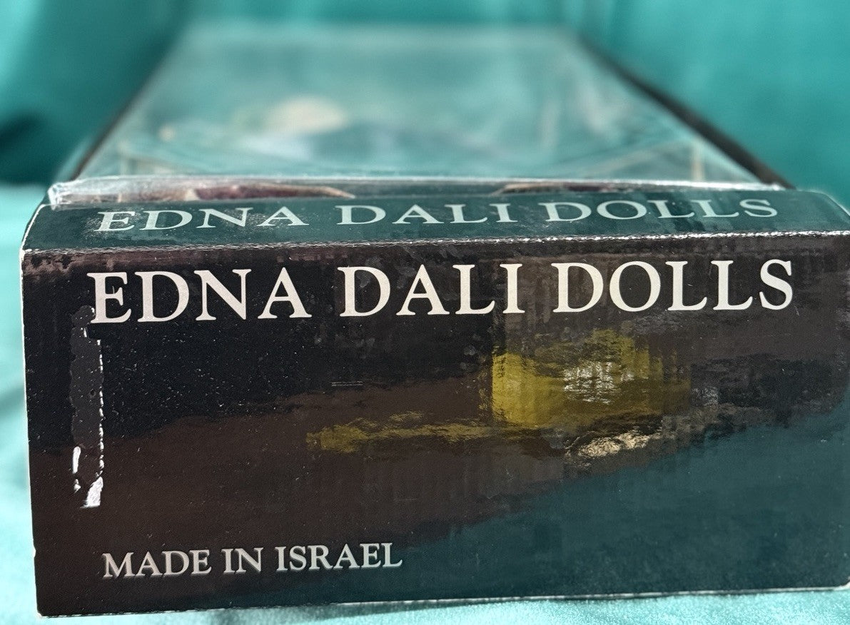 OOAK Collectible Polymer Fimo 15” Doll By Artist Edna Dali Original Box