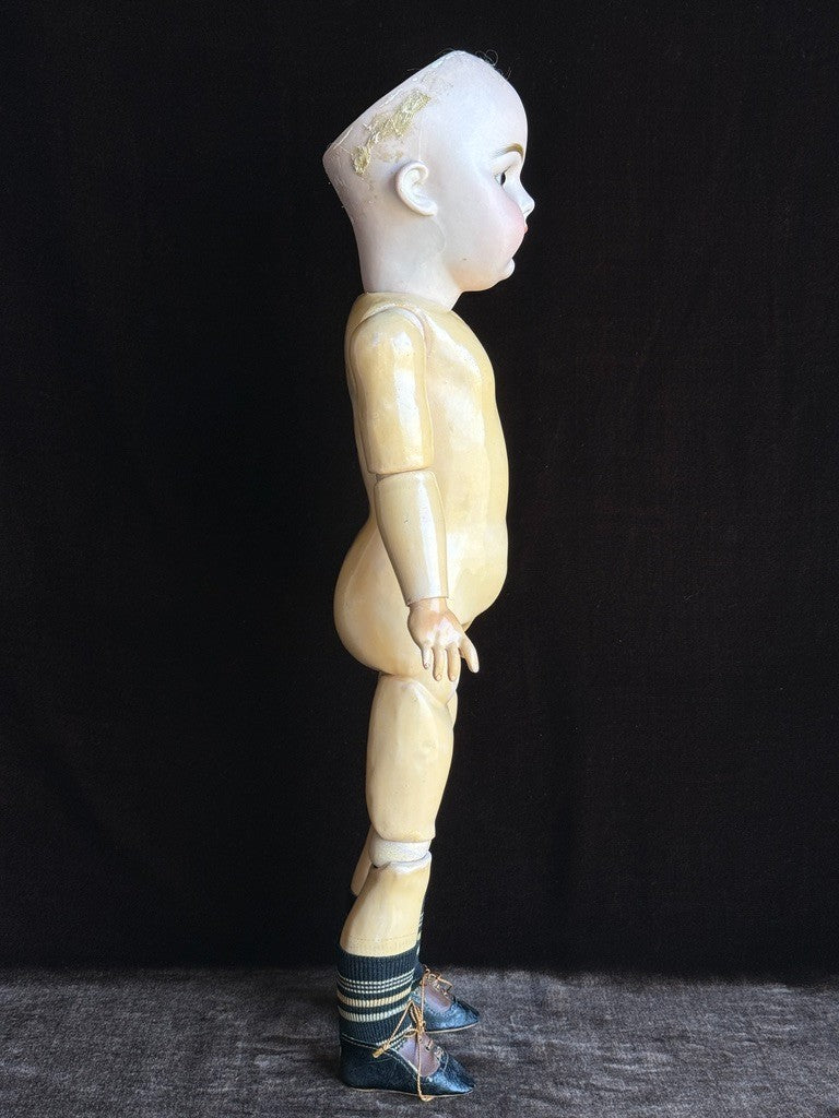 Rare Antique German 21” Kestner 156 Bisque Head Doll