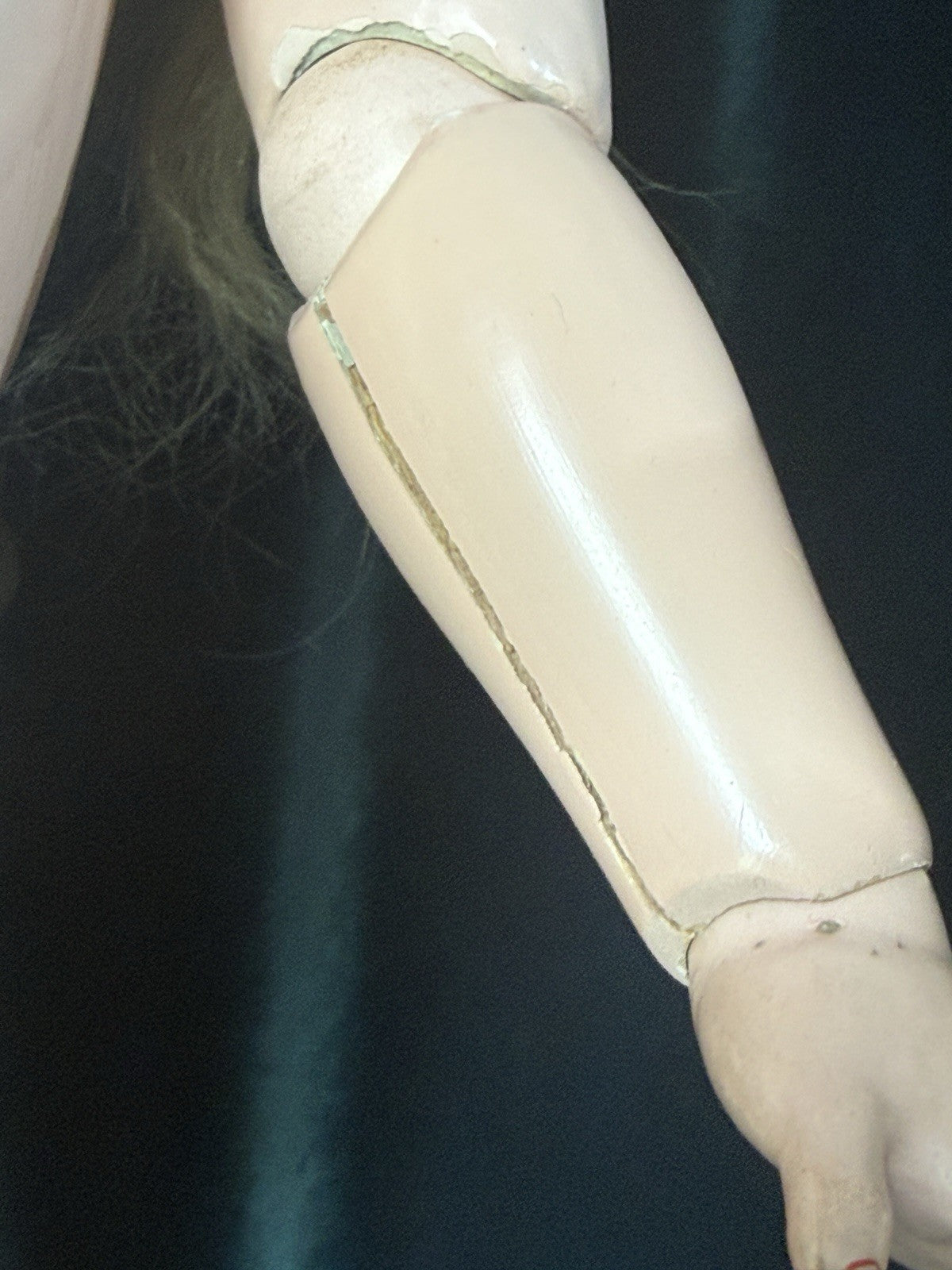 Antique German 29” Kestner 214  Child Doll Bisque Head Composition Body