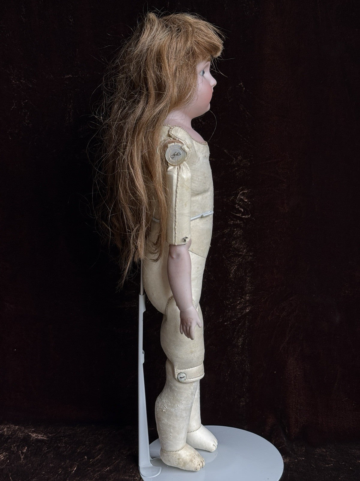 Antique German 20.5” Kestner 154 Bisque Shoulder Head Doll