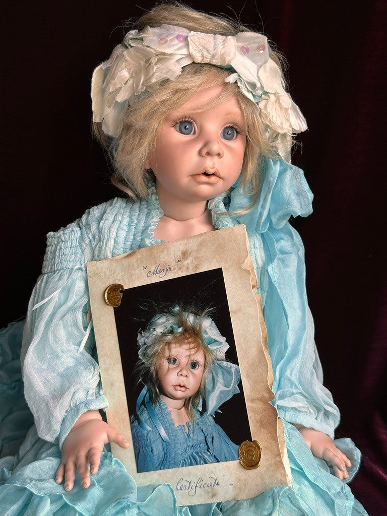 OOAK 25” GSR Fairy Manja Porcelain Doll Gerda Schaarman-Rijsdijk LE 10