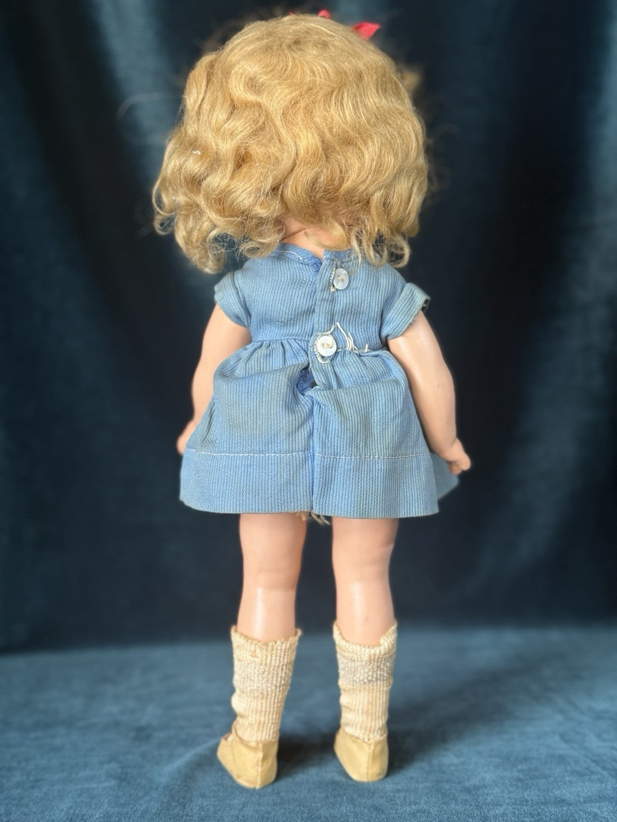 Lot Of 2 Vintage 1930’s Composition 15” and 13” Shirley Temple Doll by Ideal