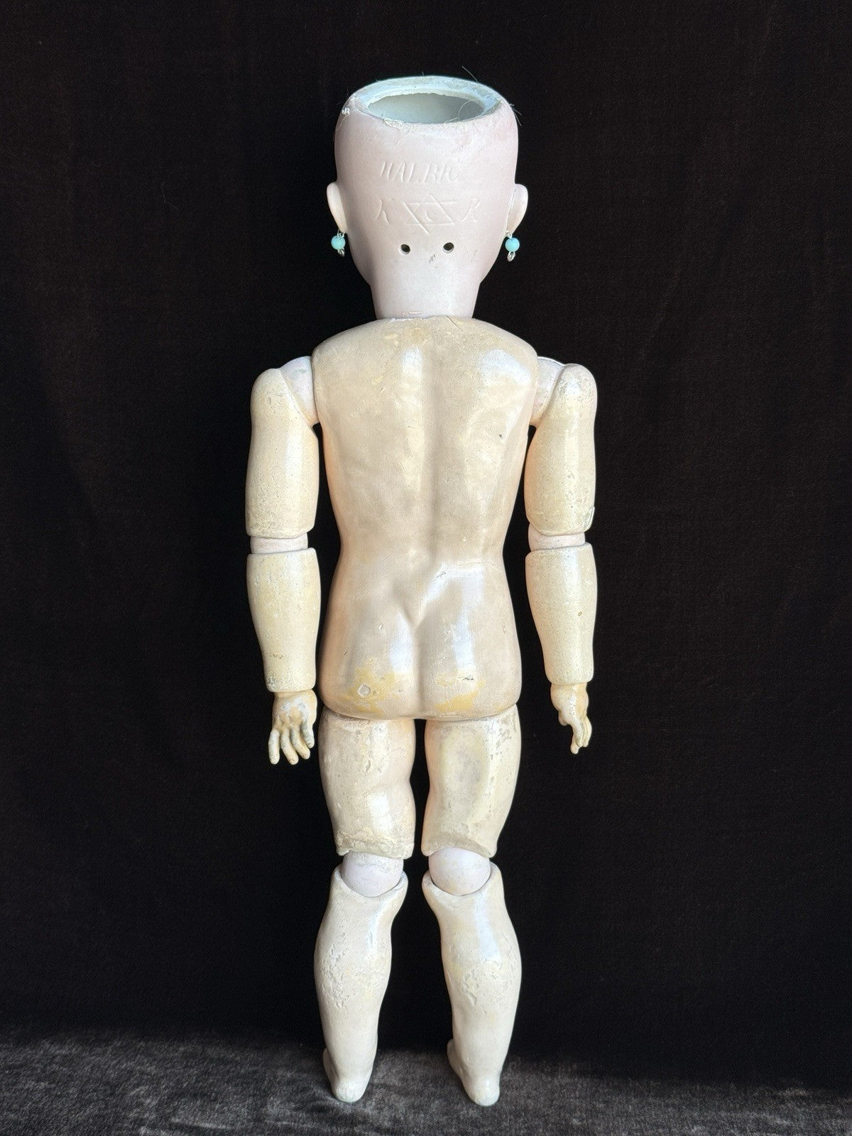 Antique German 19.5” Simon & Halbig Kammer & Reinhardt 53 Bisque Head Doll