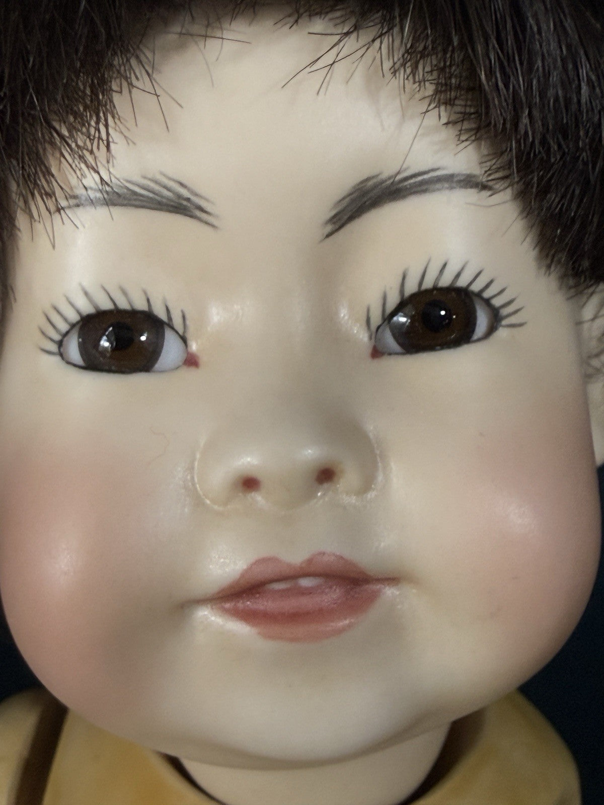 Vintage Repro of Antique German Kestner JDK 243 Oriental 10” Doll By Opal Butler