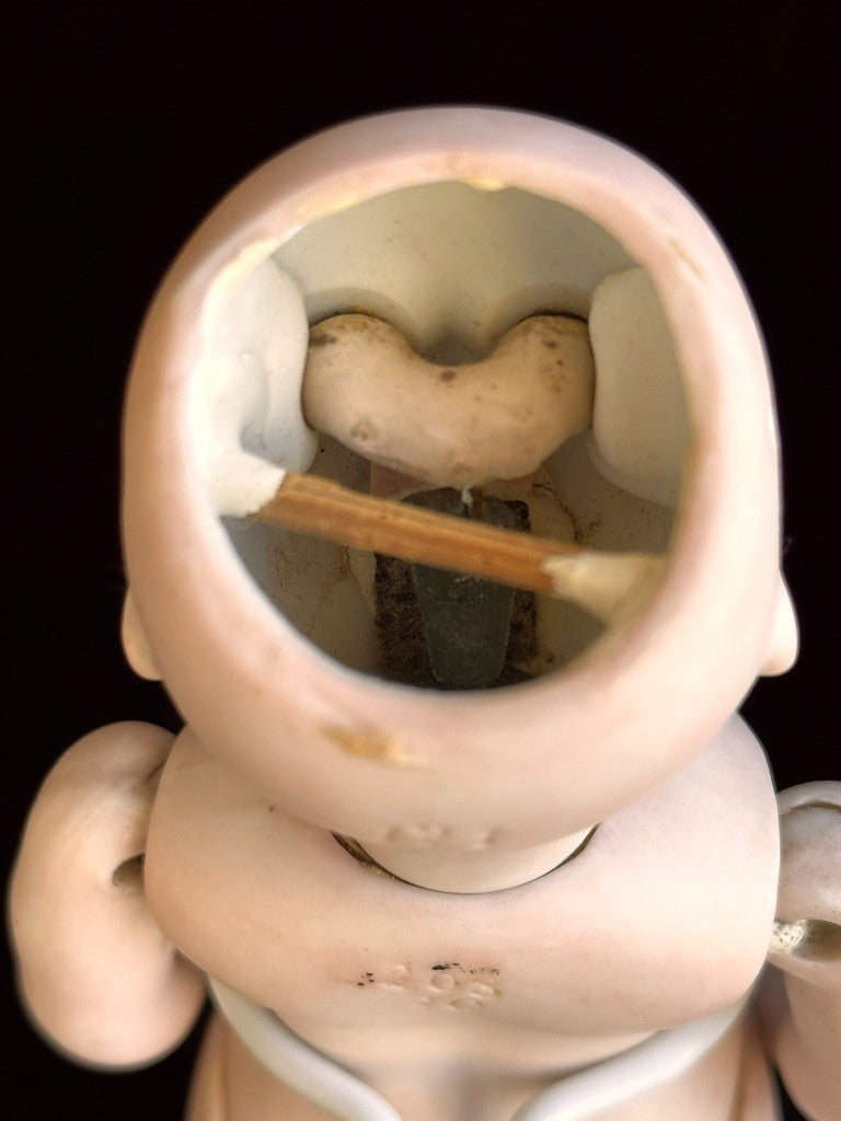 Large Antique German 7.5” Kestner 121 All Bisque Mignonette Doll Swivel Head