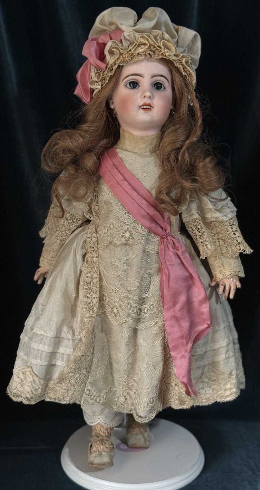 Rare Antique French Walking/Talking/Sleepy Eyes Mechanical JUMEAU 22” Doll