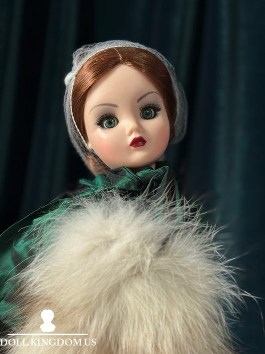 Madame Alexander Cissy Doll In Endora (?) Bewitched Outfit and Real Fur