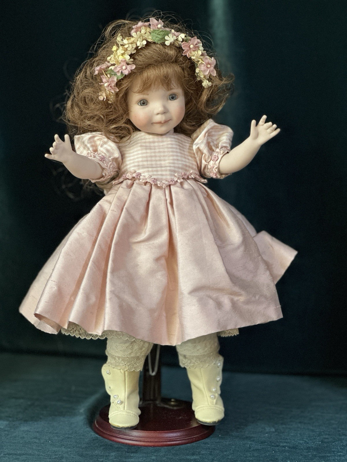 Reproduction Of “Jenny II” by Dianna Effner Mold Porcelain 13 1/2”Doll
