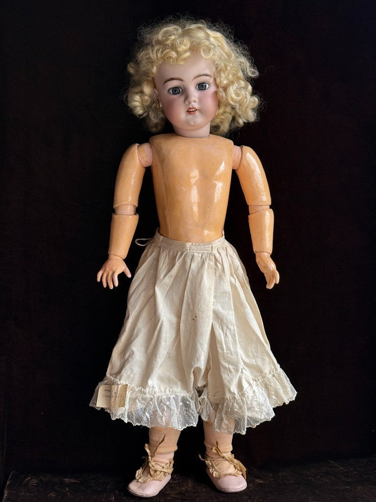 Large Antique German 30” Simon Halbig Dep 1079 Bisque Head Doll