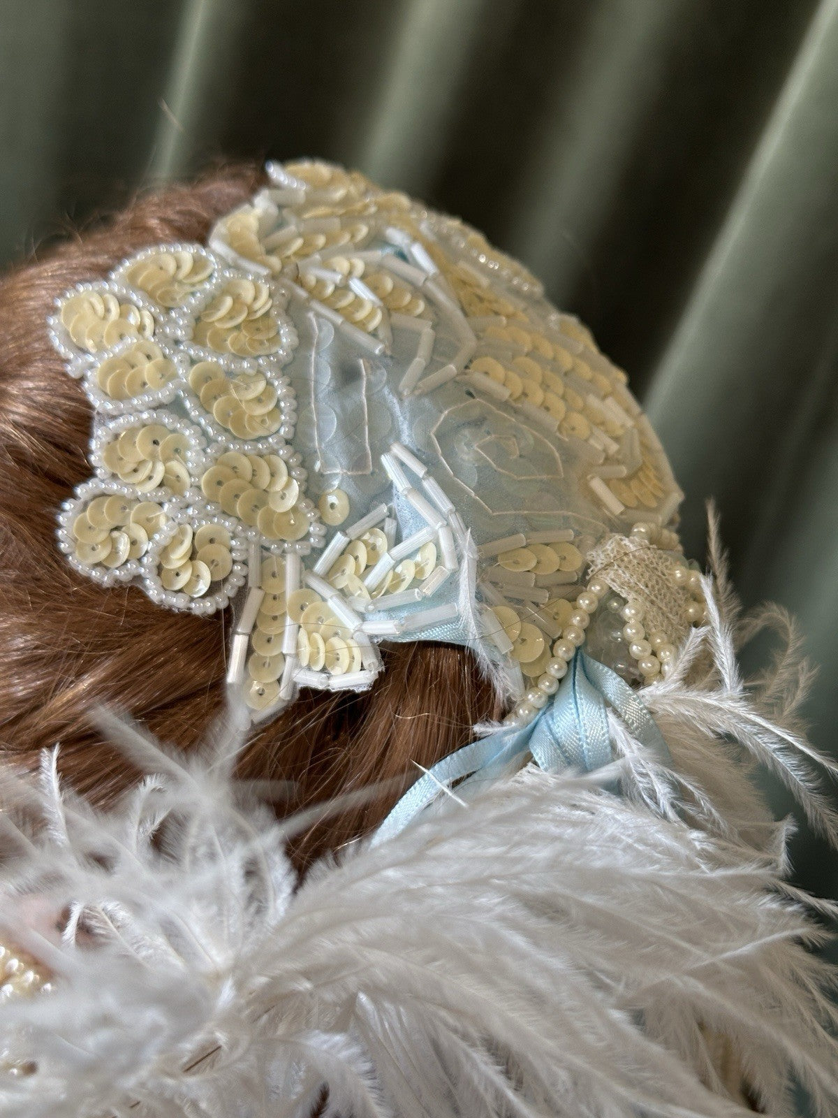 Collectible 36” Porcelain Doll “Tranquility” by Rustie LE 300 Tag/ COA/Stand