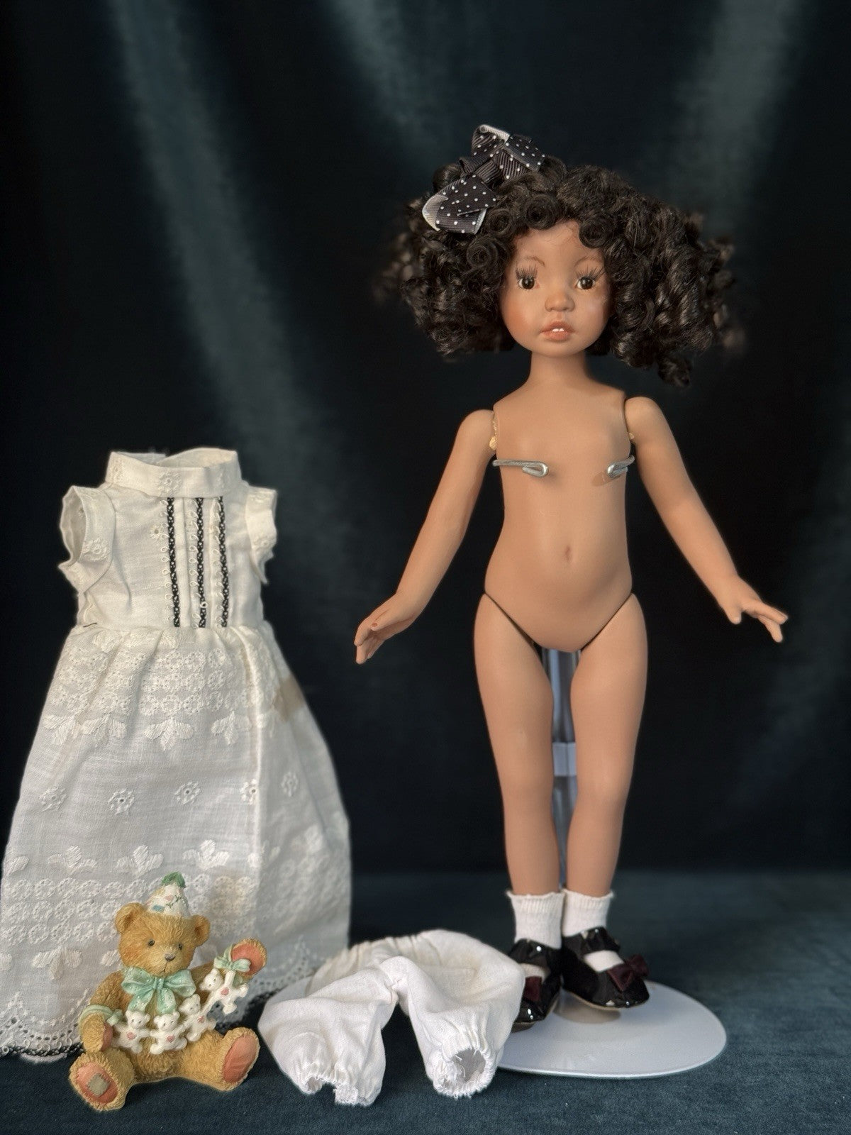 Porcelain 12” Doll “Olivia” By Dianna Effner Expressions Molds