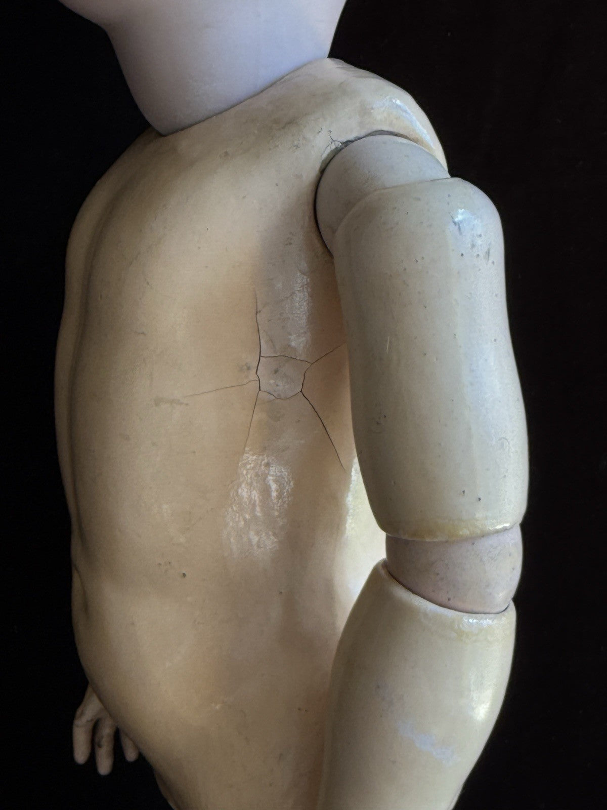 Antique German 22” Simon Halbig  Heinrich Handwerck Bisque Head Doll