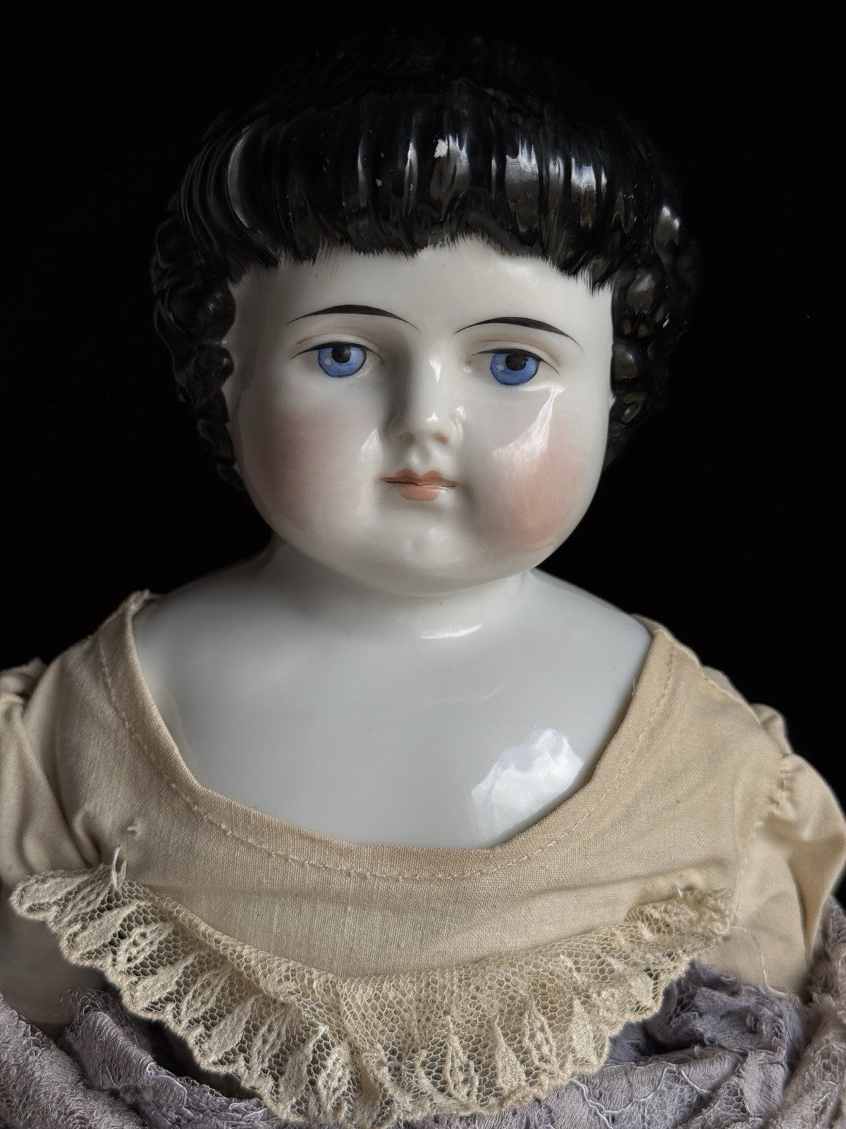 Antique German 23” ABG Alt Beck Gottschalck 1000 Highland Mary China Head Doll