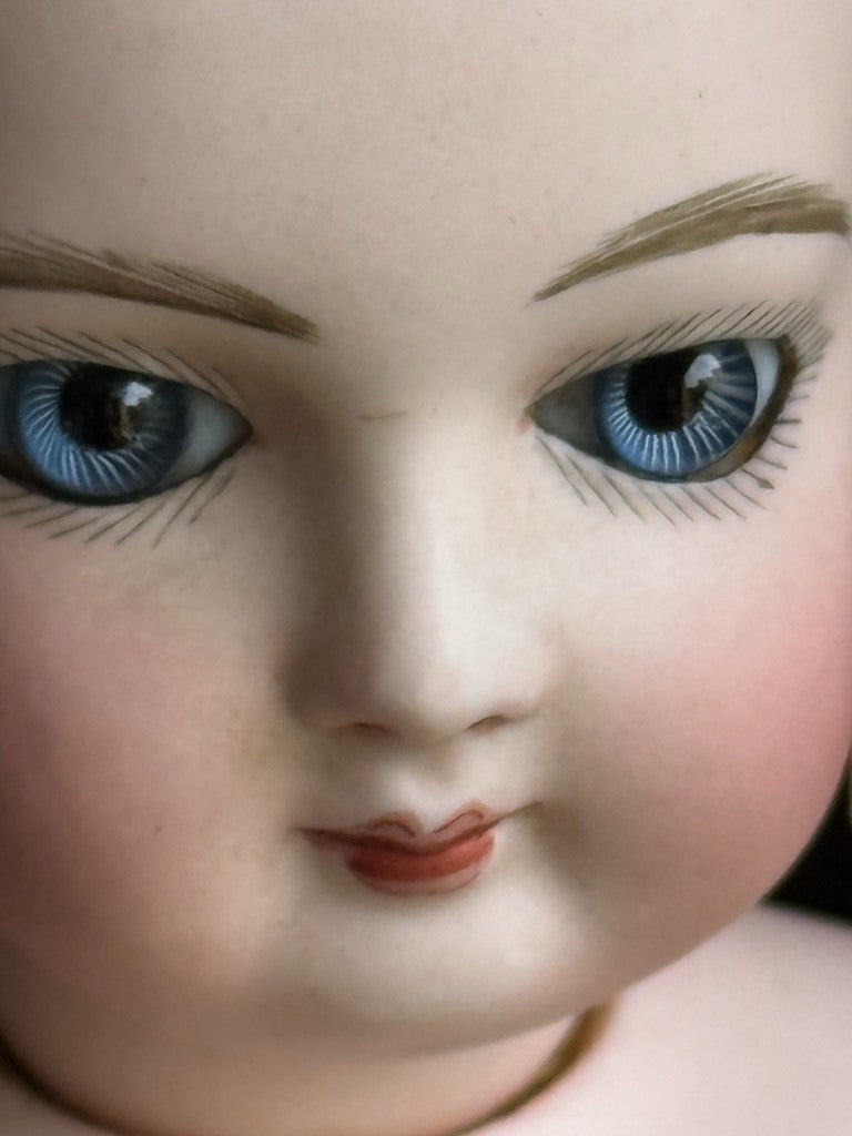 Antique French 17” Jumeau Poupee Bisque Head Fashion Doll