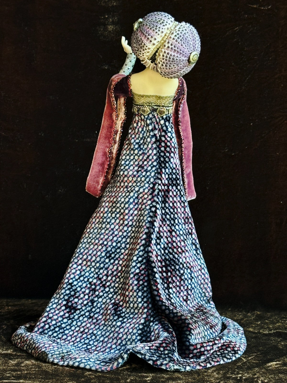 OOAK UFDC Artist Stephanie Blythe Porcelain 10" Lady Oursin Doll Figurine