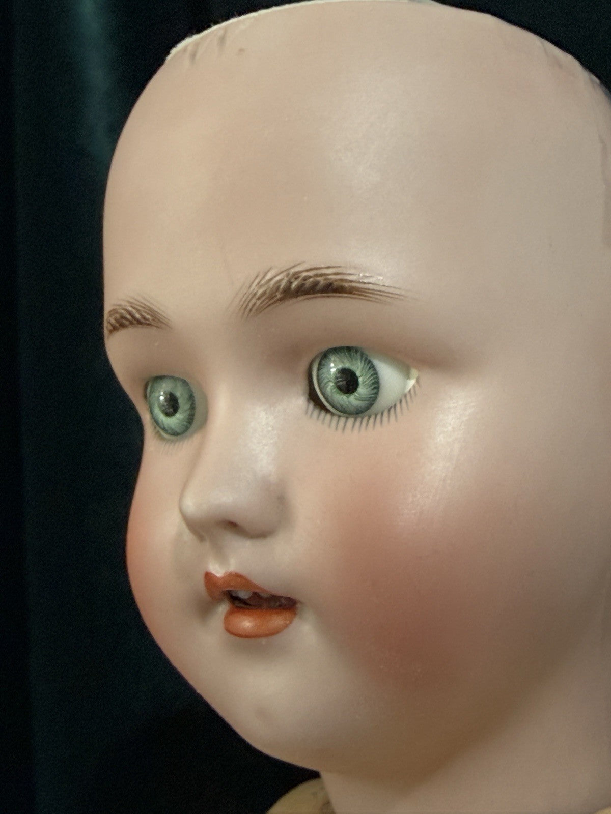 Antique German Simon Halbig Heinrich Handwerck 19” Doll Bisque Head