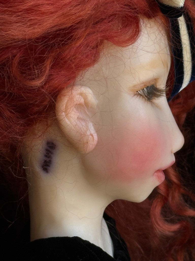 OOAK 25" Polymer Resin (?) Sylvie Doll by Roseweb Originals by Artis Kristy Hall