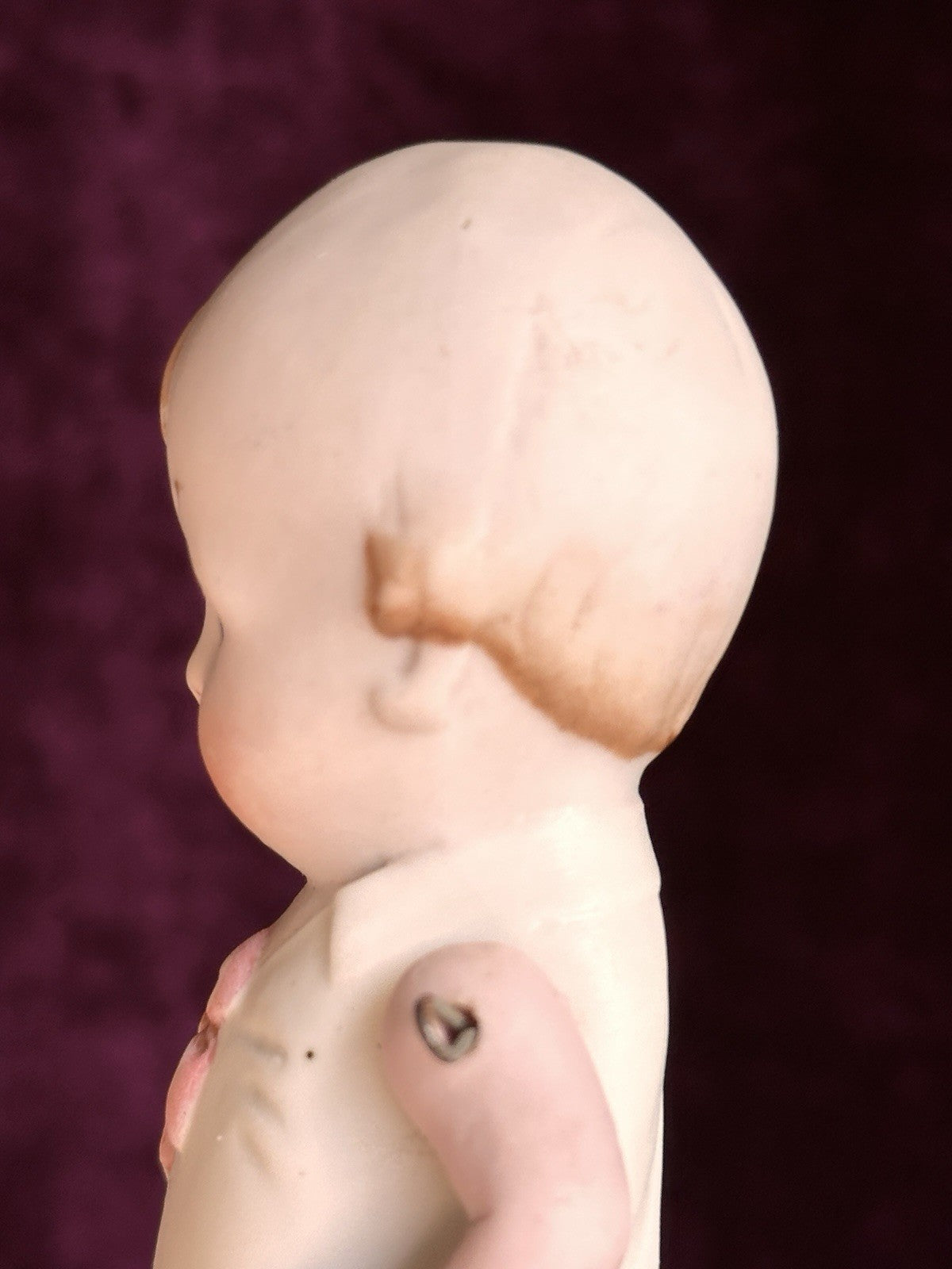 Rare Antique German 5” Baby Bud Style All Bisque Googly Girl Doll