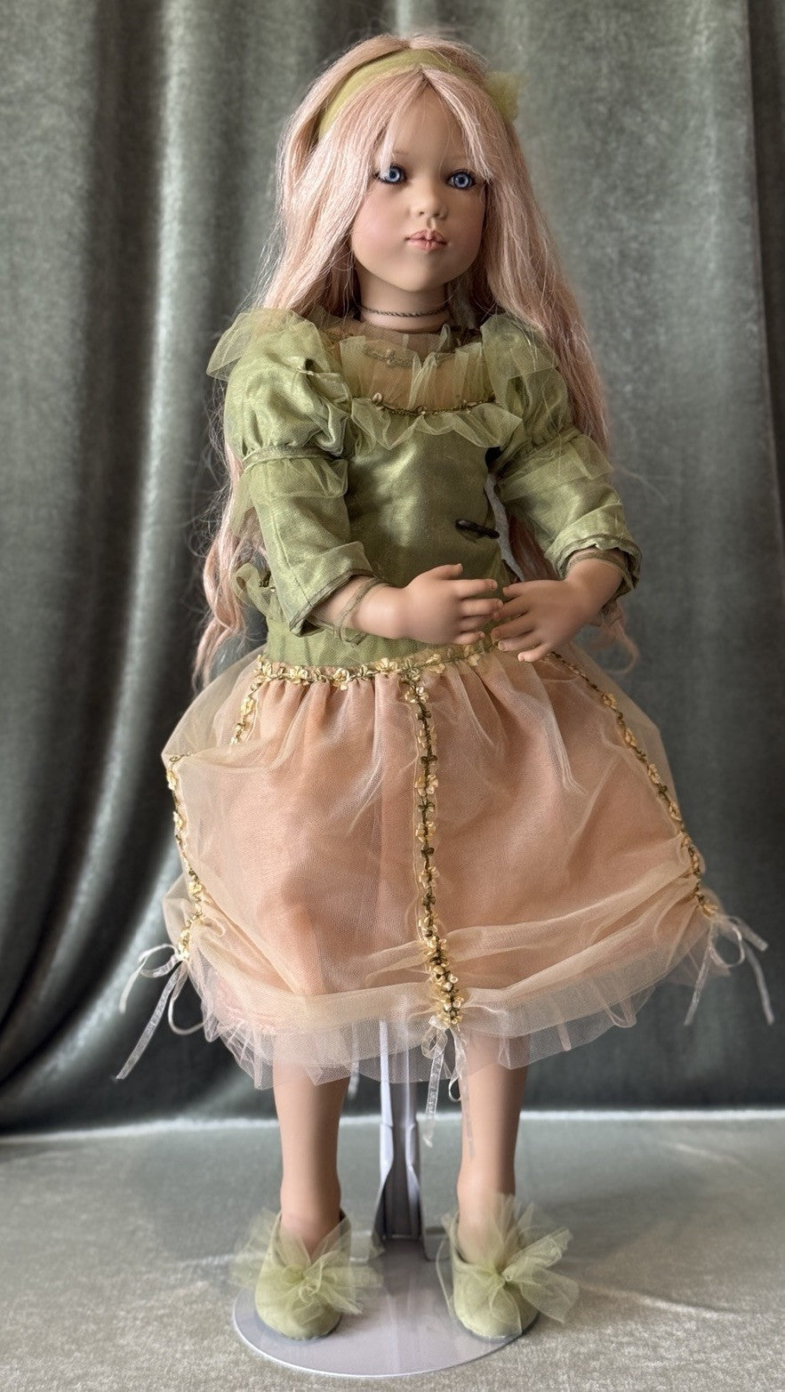 Vinyl Annette Himstedt Himmelschusselchen 2001 Club Member Collector 31” Doll