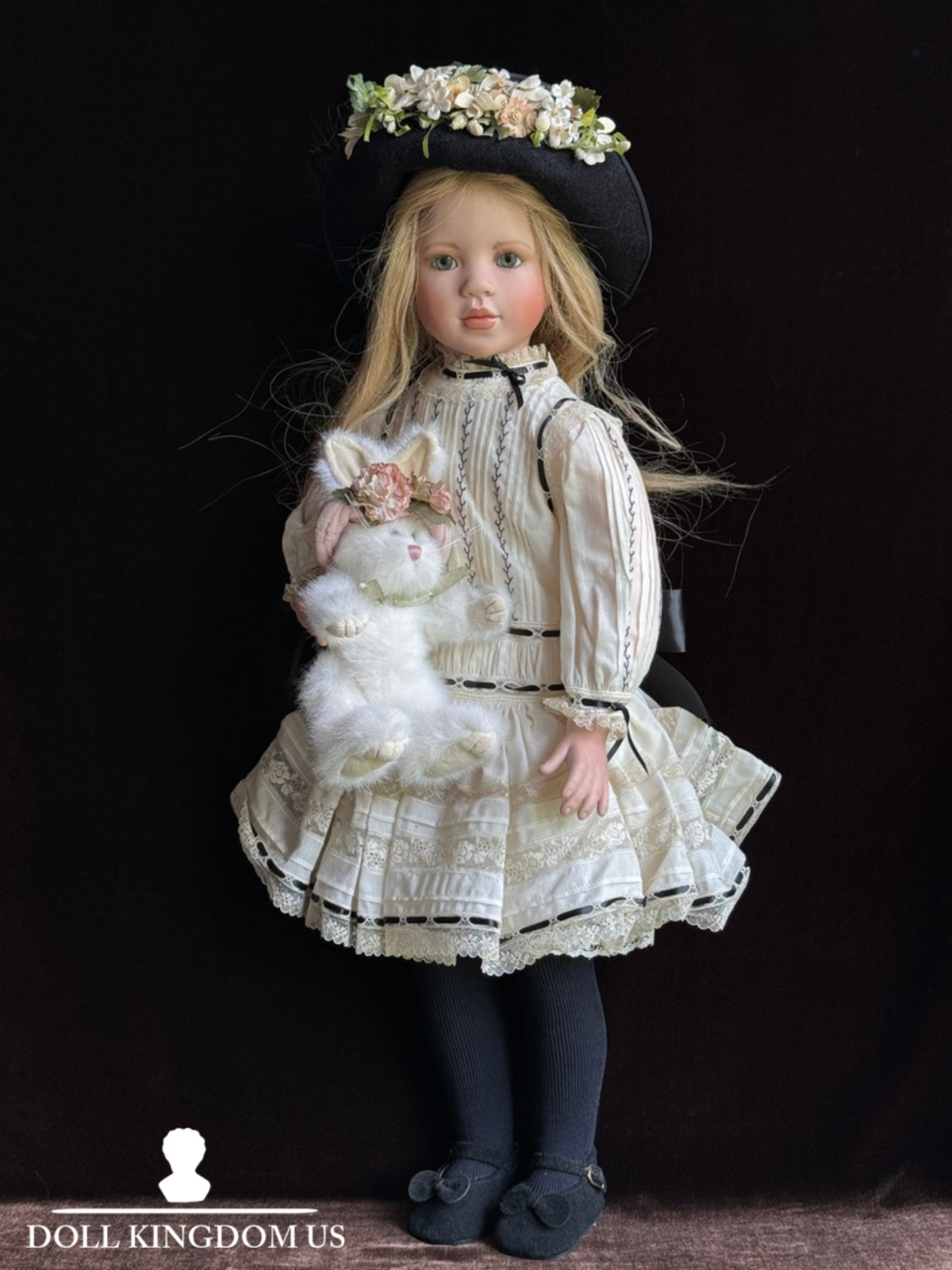 Collectible Porcelain 24” Linda Mason Julaine Doll LE 25 with Certificate Tag