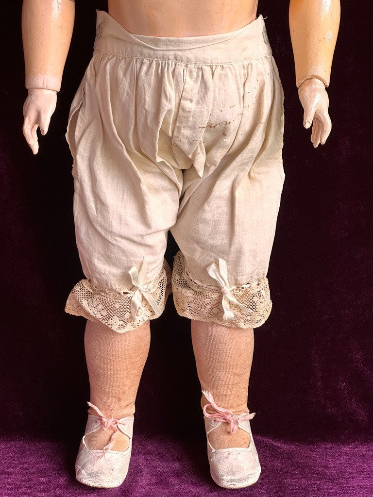 Antique German 22” Kestner 168 Bisque Head Doll Composition Body