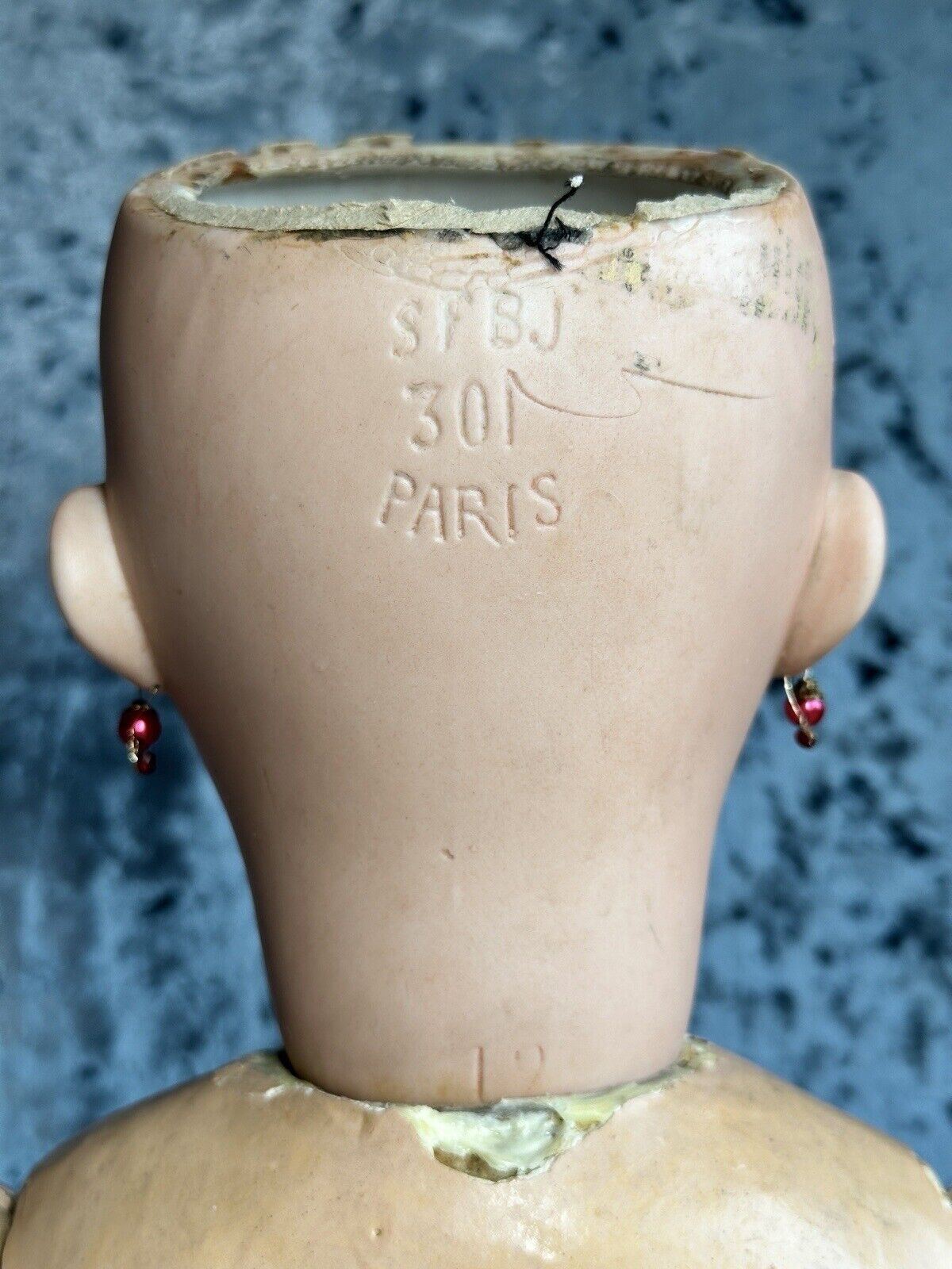 Large Antique French 27” SFBJ 301 Bisque Head Doll