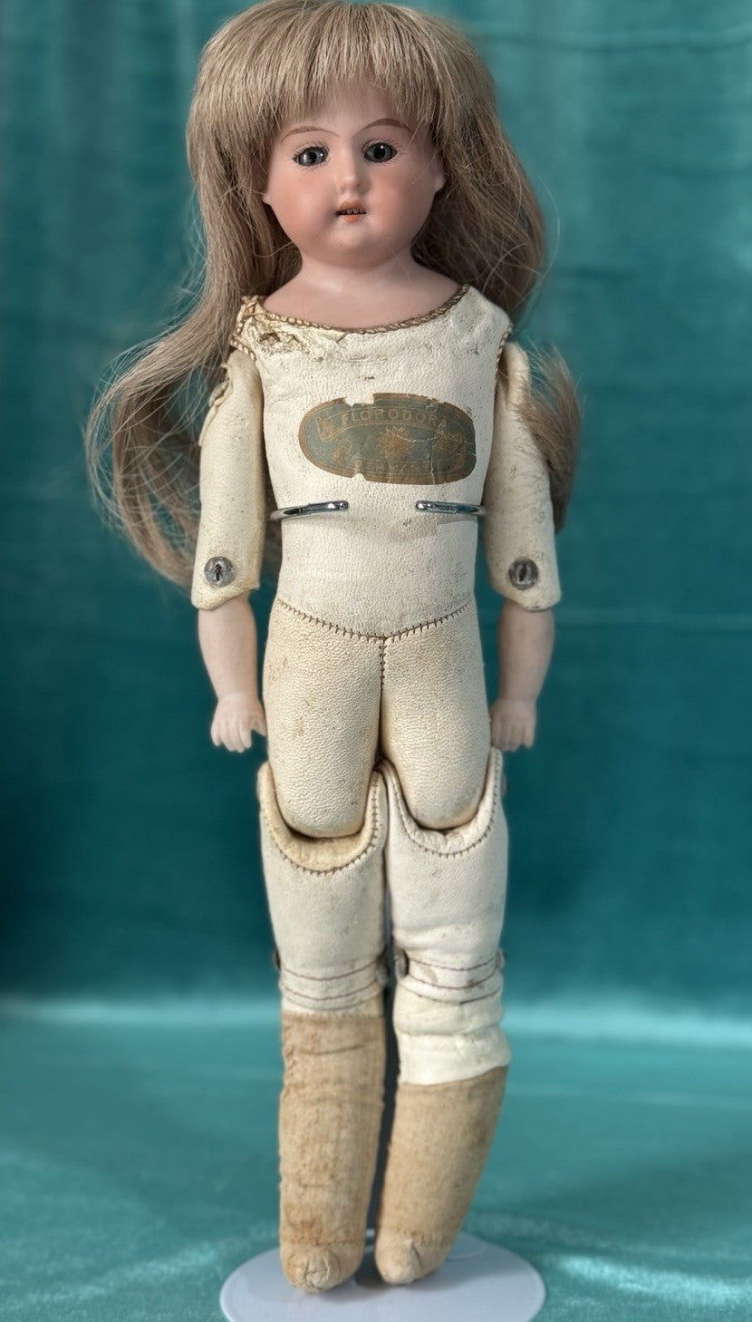 Lot Of 3 Small Antique German Bisque Head Dolls