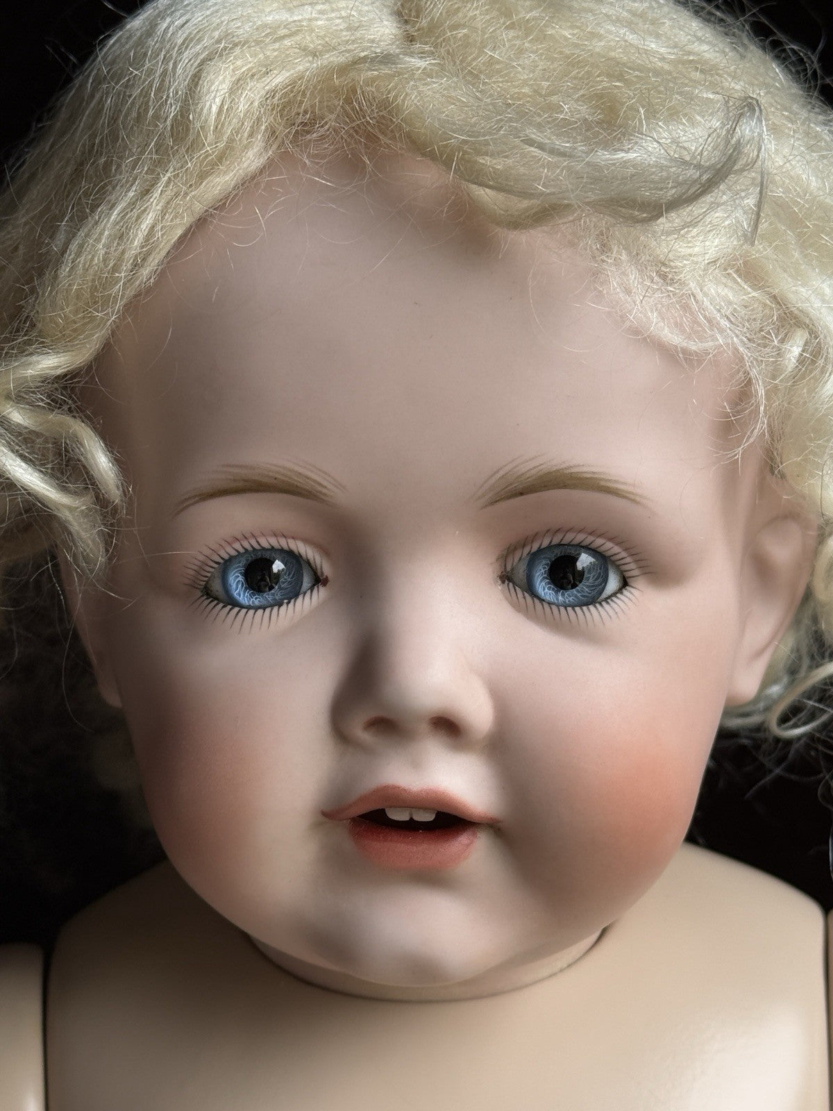 Colleen Phillips Porcelain Compo 22” Repro of Antique Kestner 237 Hilda Doll