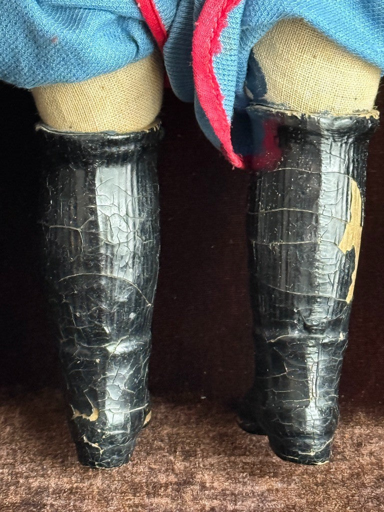 Antique American 15" Composition Ideal Uneeda Advertising Boy Doll
